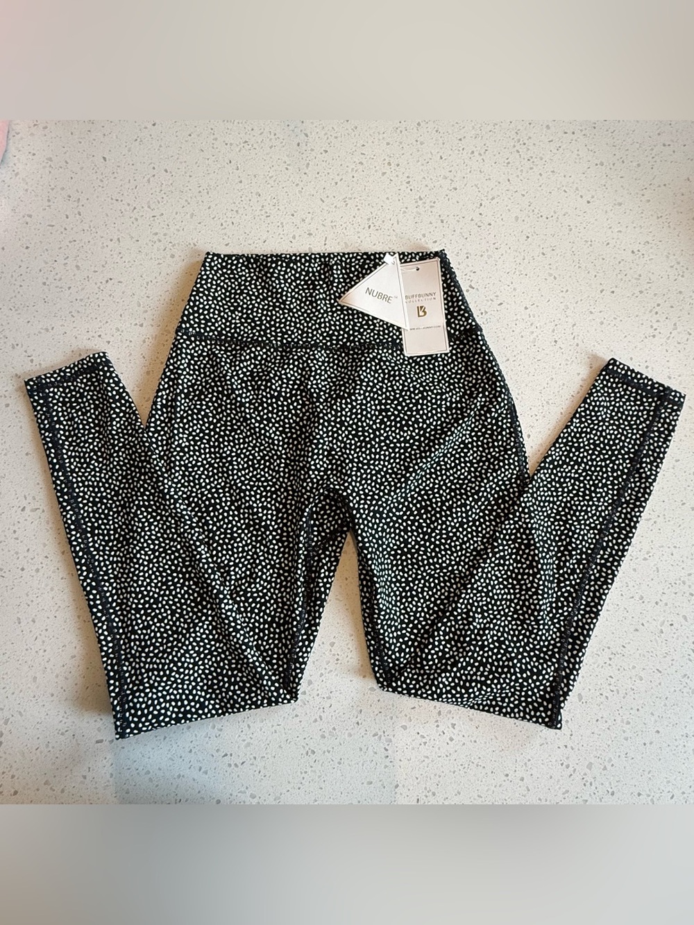 BuffBunny Legacy Leggings - Onyx Bossy Print